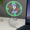 Load image into Gallery viewer, USB LED Clock Fan