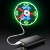 Load image into Gallery viewer, USB LED Clock Fan
