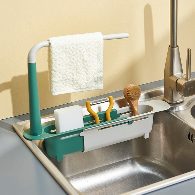 Kitchen Sink Telescopic Drain Rack - TechnoAnt